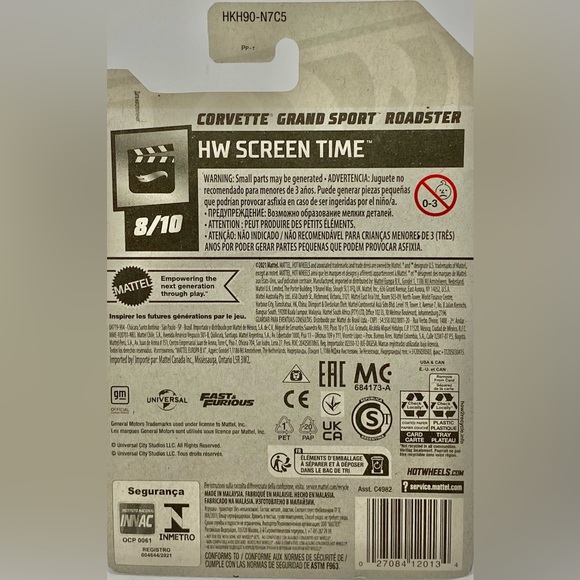 β
 π 4/$20 π HOT WHEELS 8/10 SCREEN TIME CORVETTE GRAND SPORT ROADSTER #154/250 - Picture 2 of 3